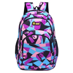 Abstract Backpack - Purple