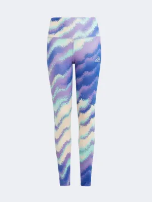 Adidas Dance Aeroready High-Waisted Printed Women Sportswear Tight Multicolor