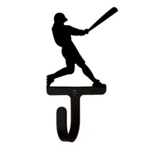 Baseball Player Wall Hook Small